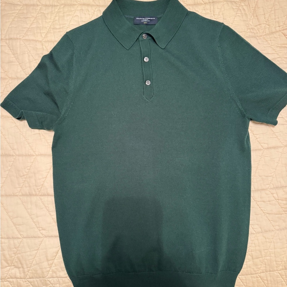 Charles Tyrwhitt Forest Green Polo Shirt